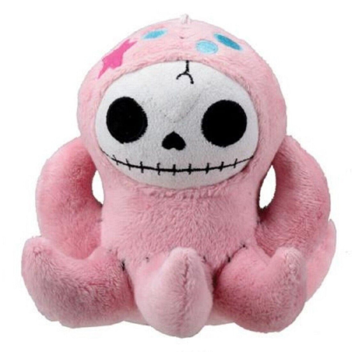 Furrybones Small Pink Octopus Octopee Stuffed Plush Doll