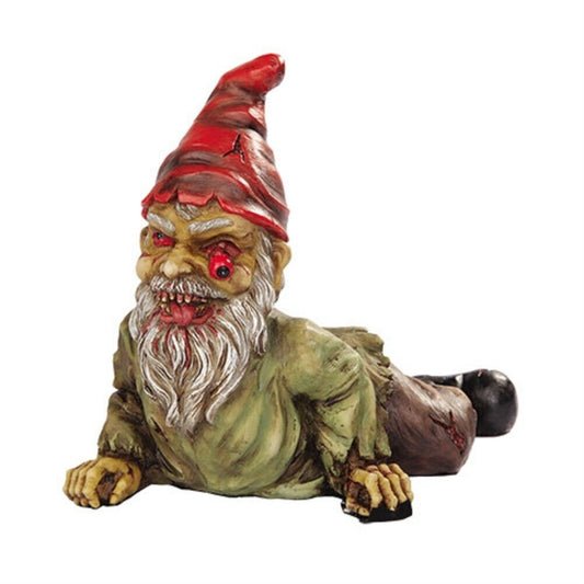 Scary Crawling Zombie Garden Gnome Decor Resin Figurine 7 inch