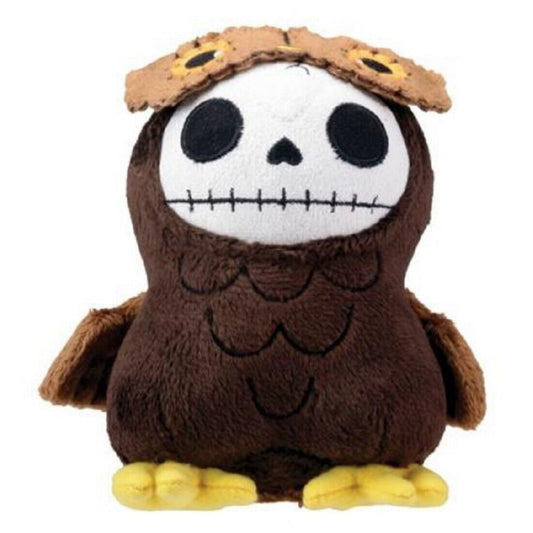 Furrybones Brown Owl Hottie Small Plush Doll