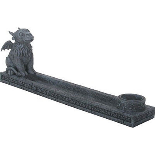 Baby Goat Gargoyle Gothic Incense Holder Burner Aromatic Home Decoration 10.25 x 3.5 inch