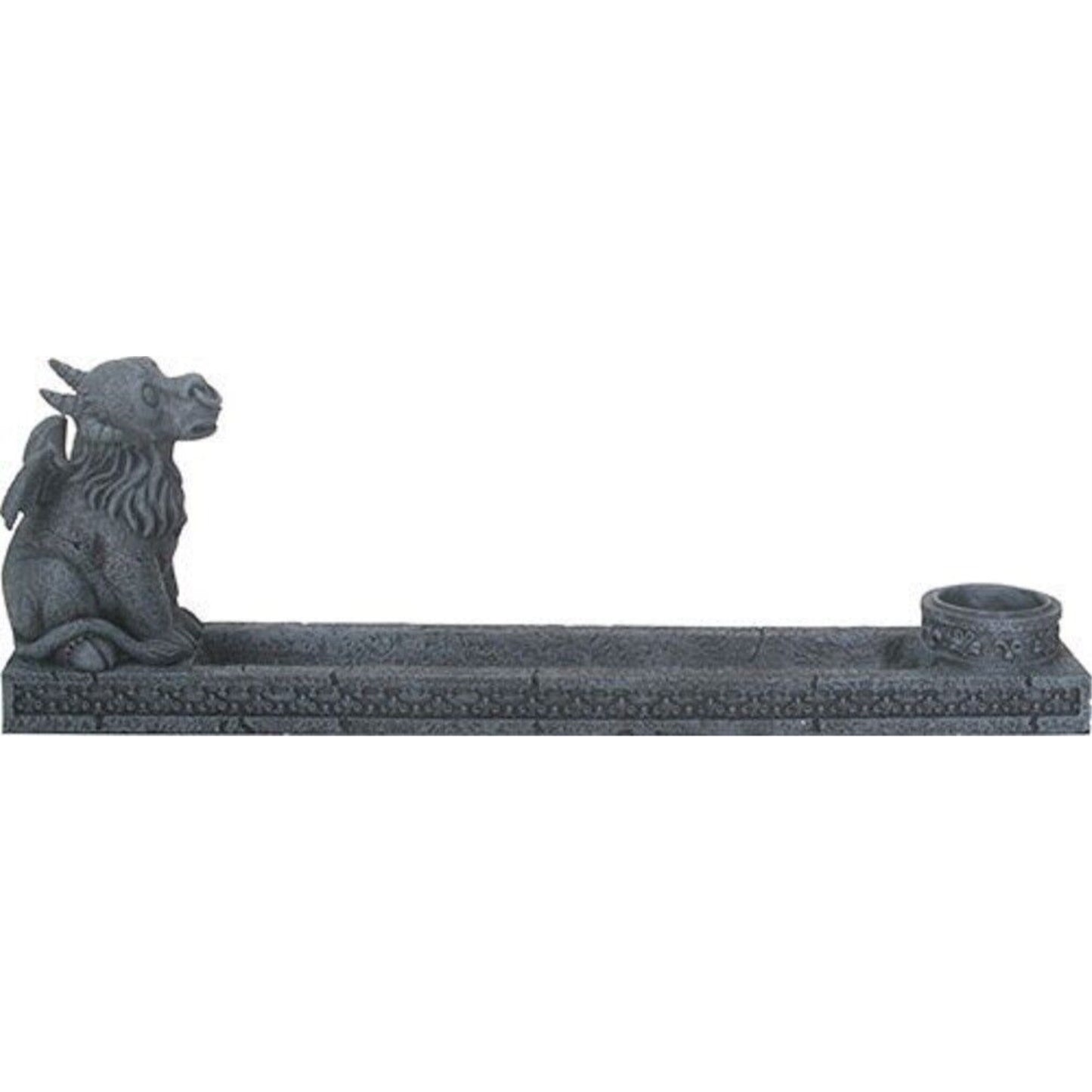 Baby Goat Gargoyle Gothic Incense Holder Burner Aromatic Home Decoration 10.25 x 3.5 inch