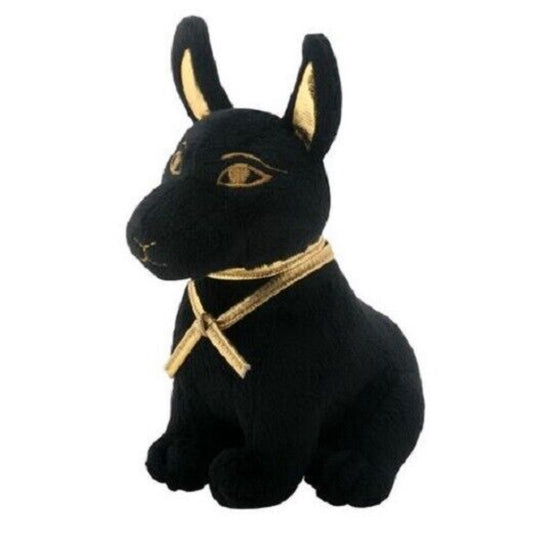 Small Ancient Egyptian Anubis Dog Plush Stuffed Animal Plush 5.7 inch