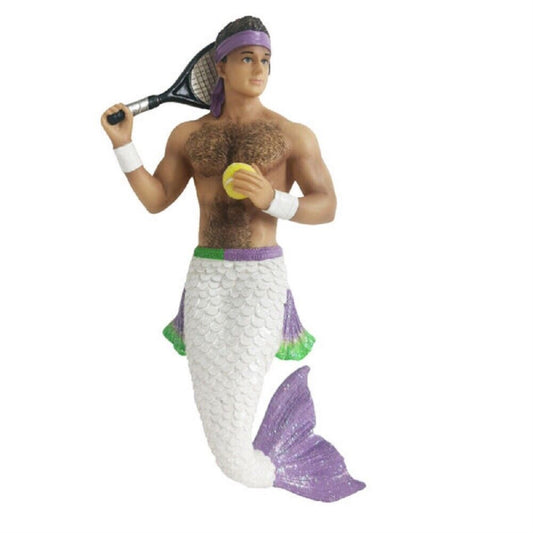 December Diamonds 55-55160 Merman Ornament Tennis Ace