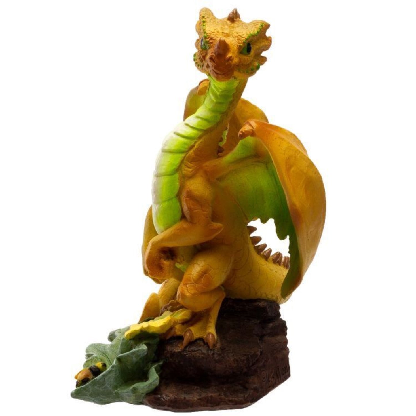 Honeydew Dragon Figurine by Stanley Morrison 4.75 inch