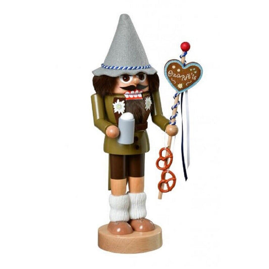 KWO Bavarian Oktoberfest with Beer German Wood Christmas Nutcracker 11.8 Inch