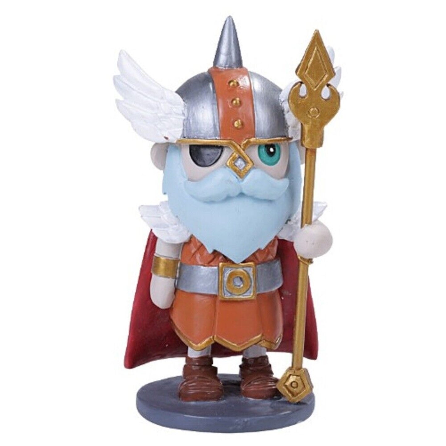 Norsies Odin The One-Eyed and Long-Bearded God Cute Norse Myth Figurine 4.1 inch