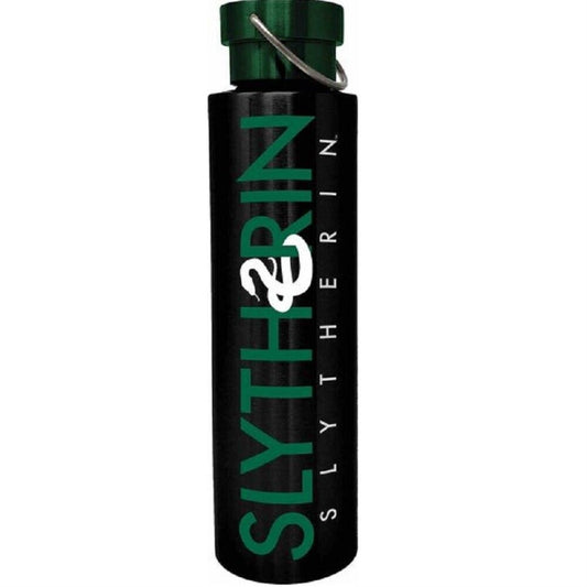 Spoontiques Harry Potter Slytherin Black Stainless Steel Bottle with Twist Lid 24 ounces
