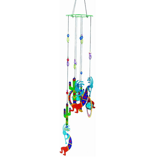 Spoontiques Southwest Metal Wind Chime Outdoor Garden Décor Backyard and Patio Decoration 17 inch