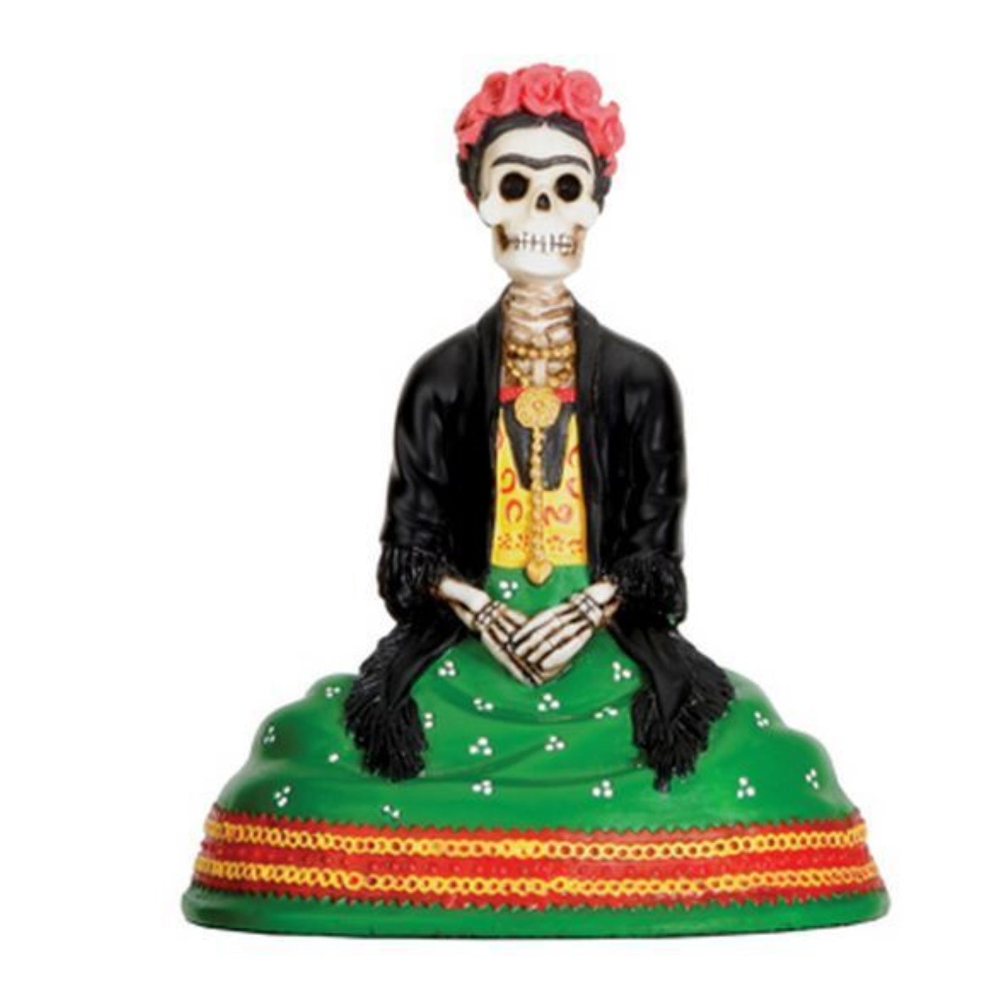 Skeleton Mexican Painter Day of the Dead Dia de Los Muertos Figurine 4 inch