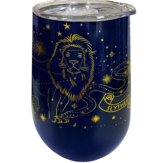 Harry Potter Hogwarts All Houses Constellations Stainless Steel Double Wall Insulated Wine Tumbler 16 ounce