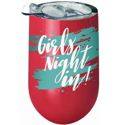 Girls Night Out Stainless Steel Double Wall Insulated Wine Tumbler 16 ounce