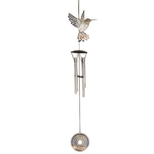 Spoontiques Hummingbird Outdoor Garden Wind Chime 18 inch