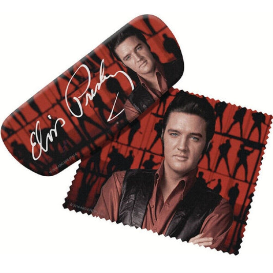 Elvis Presley Eyeglass Case with Lens Cloth