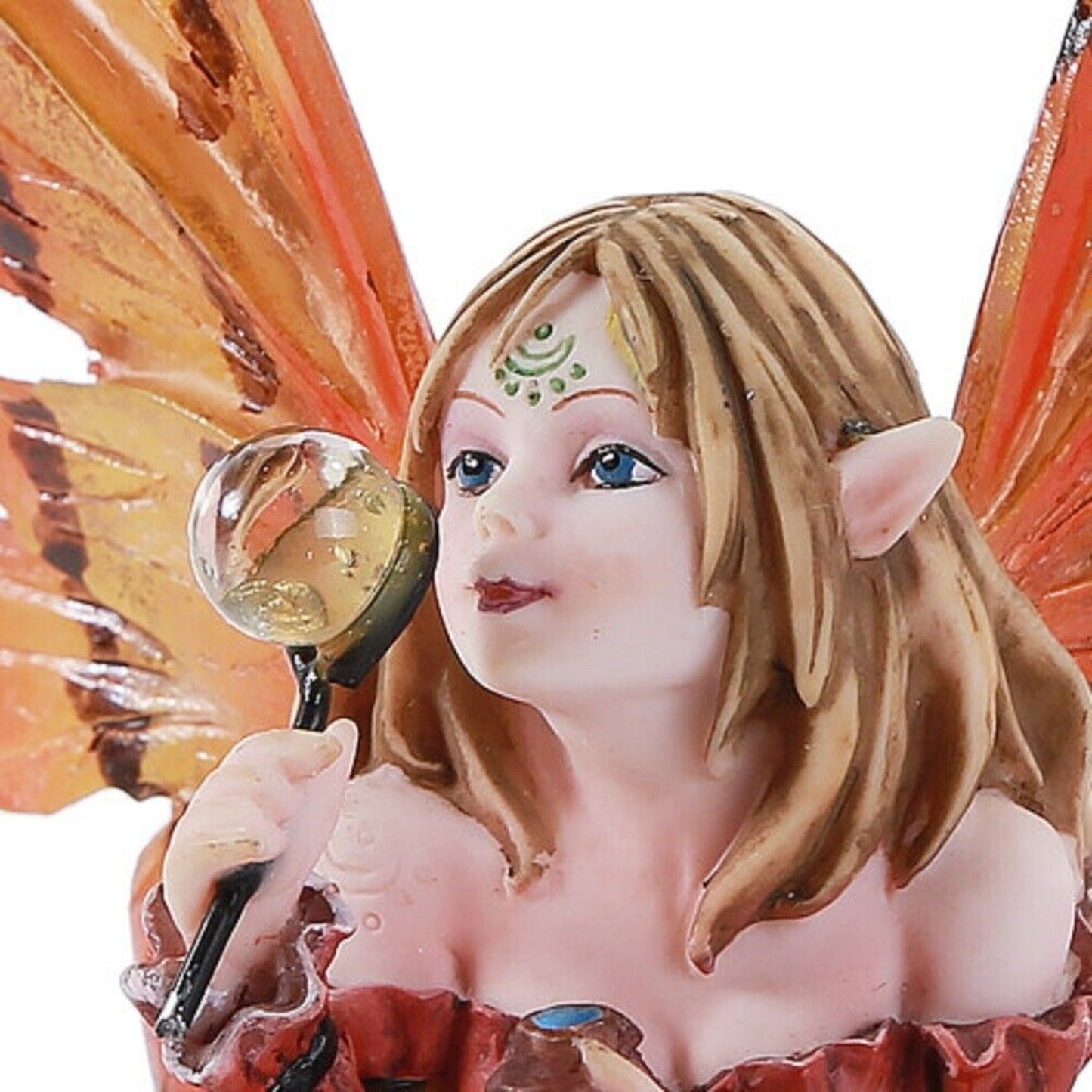 Fairy Garden Autumn Fairy Blowing Bubble Decorative Mini Garden Figurine 5.75 inch