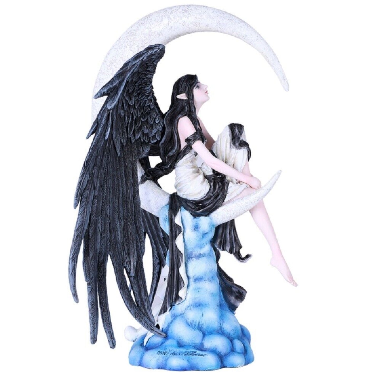 Nene Thomas Celestial Lunar Moon Dream Weaver Fairy Statue 12 inch Tall