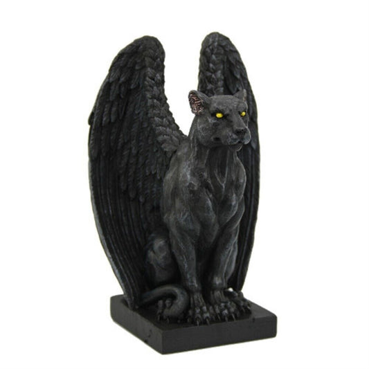 Jaguar Winged Gargoyle Collectible Figurine 6 Inches Tall