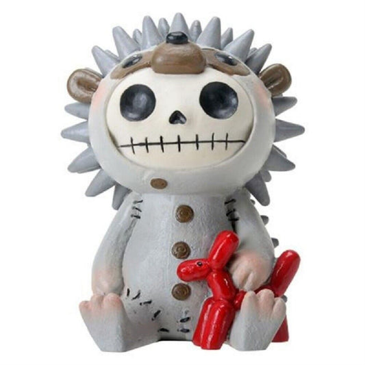 Furrybones Hedrick Sitting Skeleton in Hedgehog Costume with Hood Figurine 3.75 inch