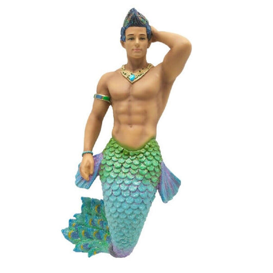 December Diamonds 55-55170 Emerald Merman Ornament