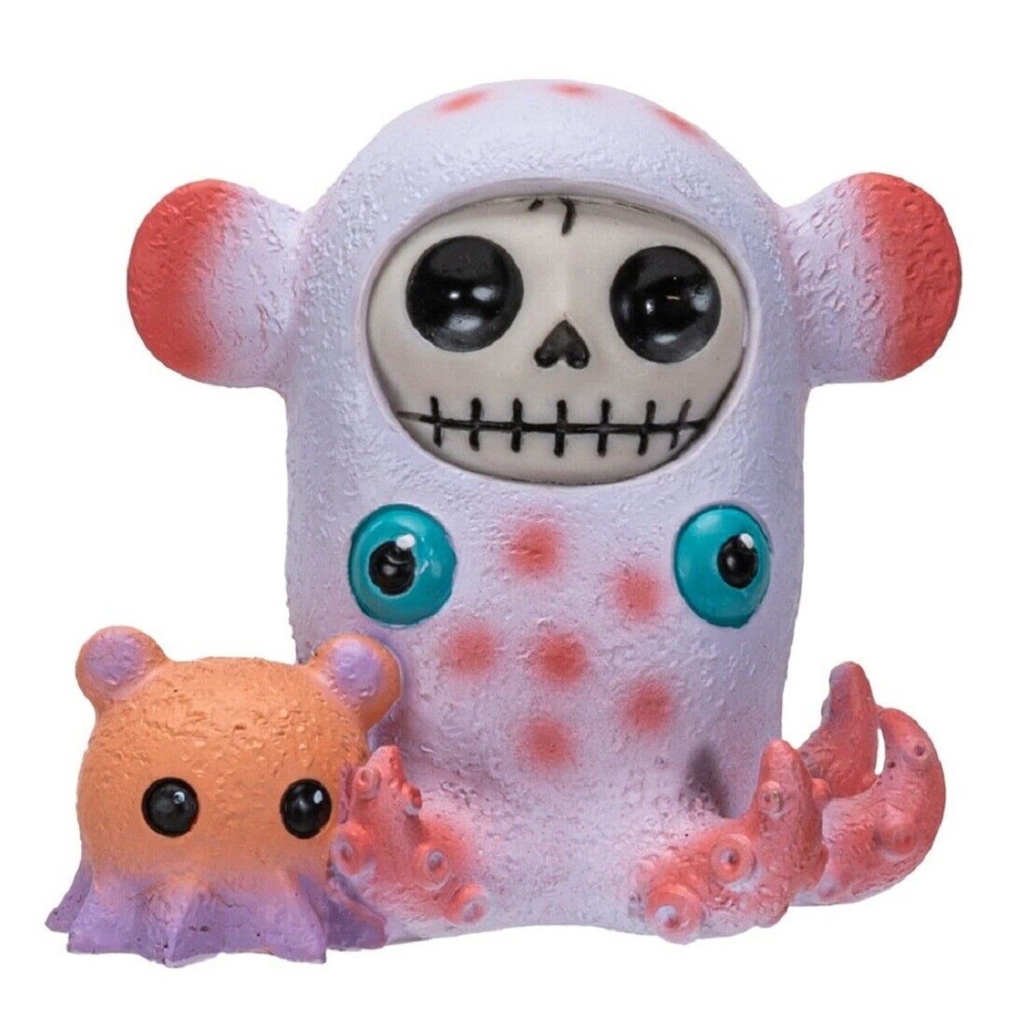 Furrybones Dumbie Figurine Decorative Signature in Marine Sea Creature Costume 3 Inch Tall