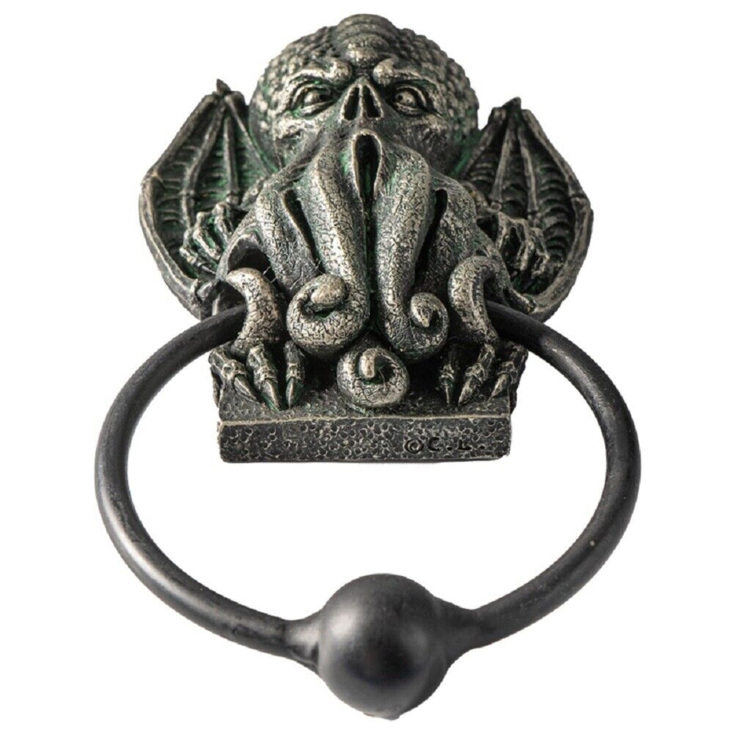 The Cthulhu Nautical Ocean Octopus Resin Figurine Decorative Door Knocker Plaque 8.25 inch