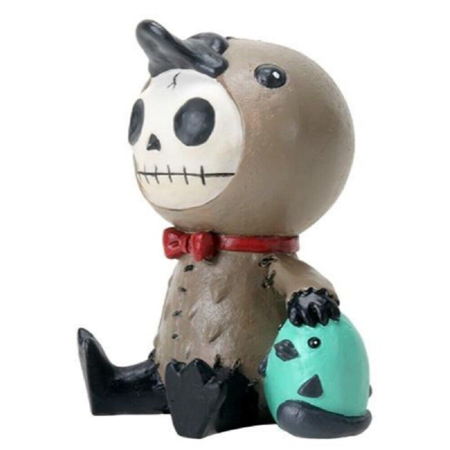 Furrybones Large Platypus Bill Holding Egg Skeleton in Costume Figurine 4 inch
