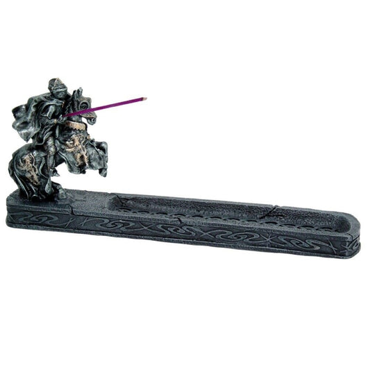 Knight of Chivalry Stick Incense Holder Jousting Knight Incense Burner Medieval Decor