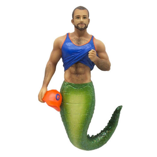 December Diamonds 55-55174 Al Gaytor Resin Merman Ornament