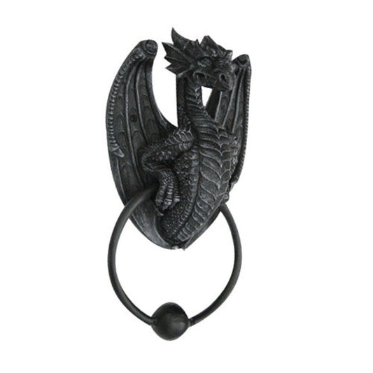 Dragon Gargoyle Bust Resin Door Knocker 7 inch