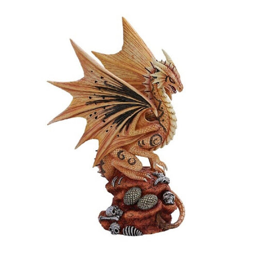 Anne Stoke Desert Sand Element Adult Mother Dragon Statue Figurine 9.5 inch
