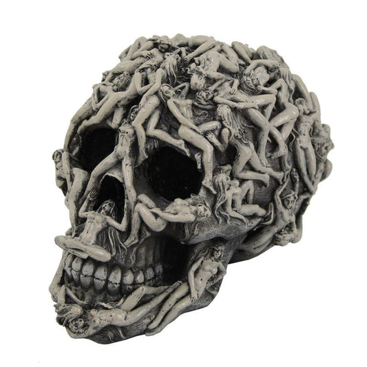 Erotica Skull Morphing Body Skull Collectible Desktop 5 Inch H