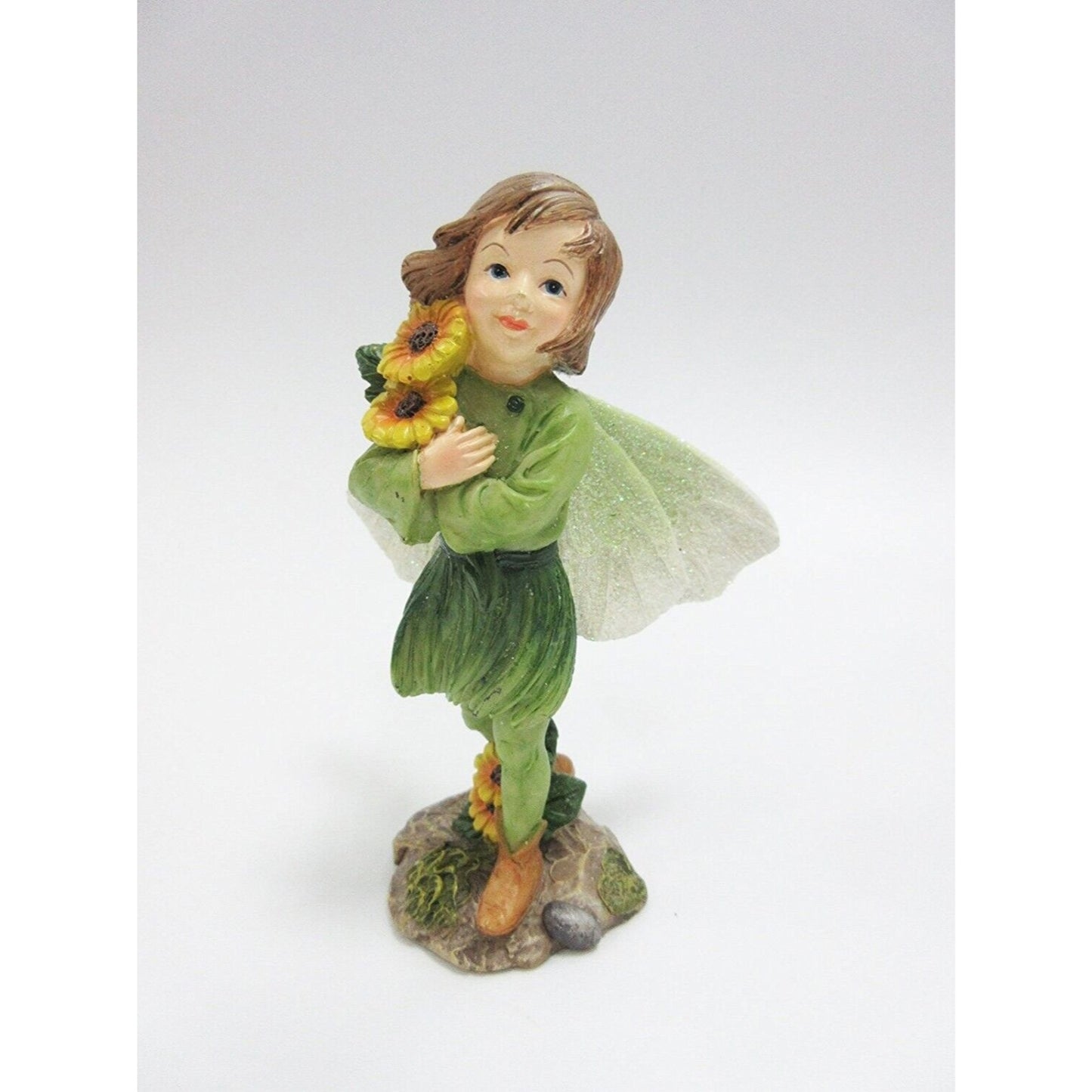 Mini Fairy Garden Fairies Set of 3 Decorative Mini Garden of Enchantment Figurine 3 Inch Starter Kit