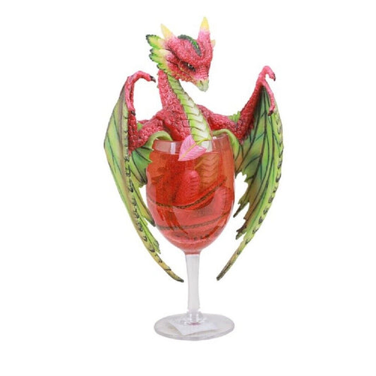 Daquiri Winged Dragon in Cup Resin Figurine By Stanley Morrison 8 inch