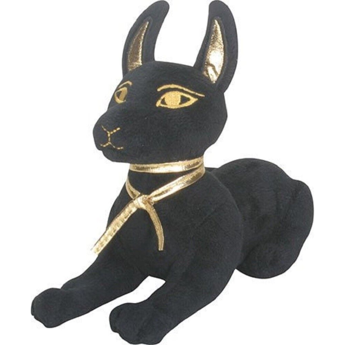 Egyptian God of the Afterlife Small Anubis Jackal Dog Plush Stuffed Animal 6.75 x 5.5 inch