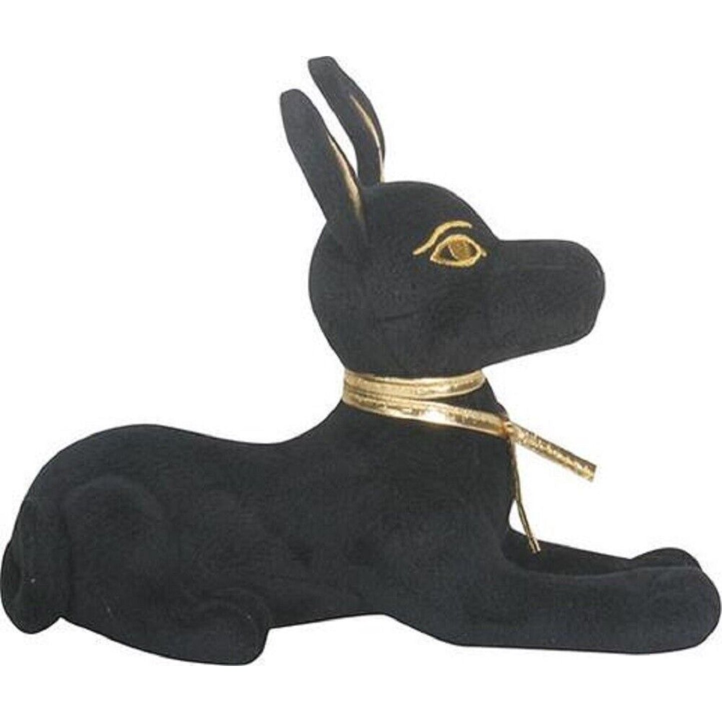 Egyptian God of the Afterlife Small Anubis Jackal Dog Plush Stuffed Animal 6.75 x 5.5 inch