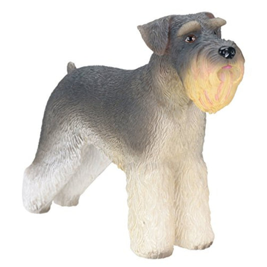 Schnauzer Dog Resin Statue Figurine Puppy 3.5 inch