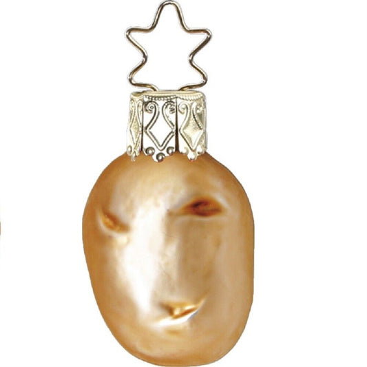 Inge Glas Mini Potato German Glass Christmas Tree Ornament FREE BOX