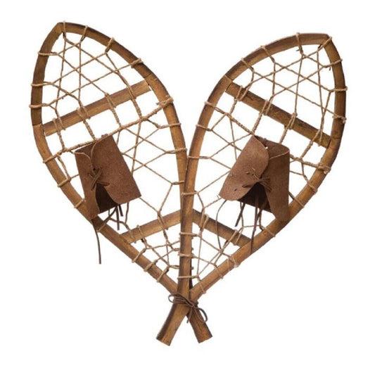 K&K Interiors Pair of Snowshoes Christmas Arrow Replacement Sign 15.75 inch - Arrow Sold Separately