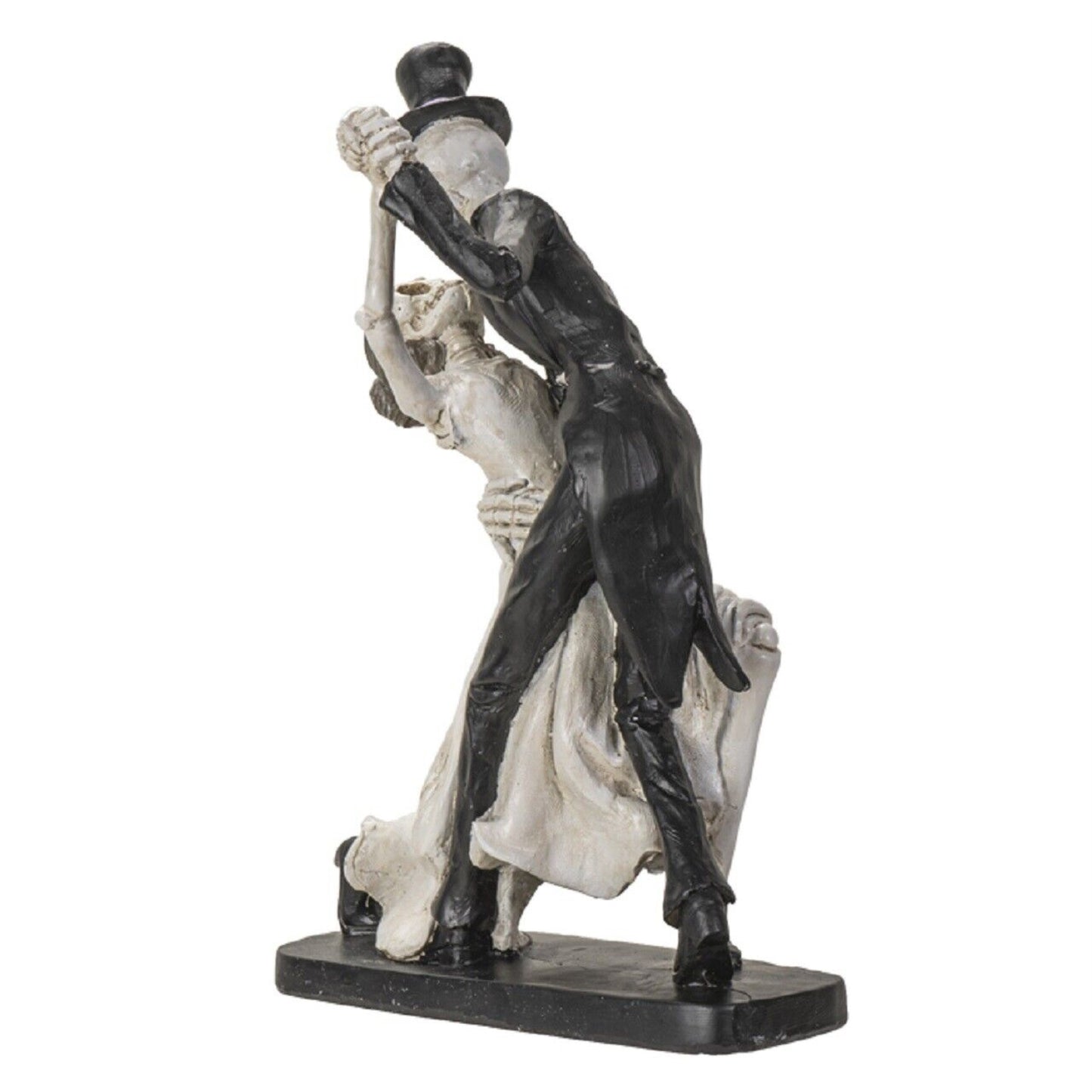 Love Never Dies Dancing Skeleton Couple Figurine 12 Inch