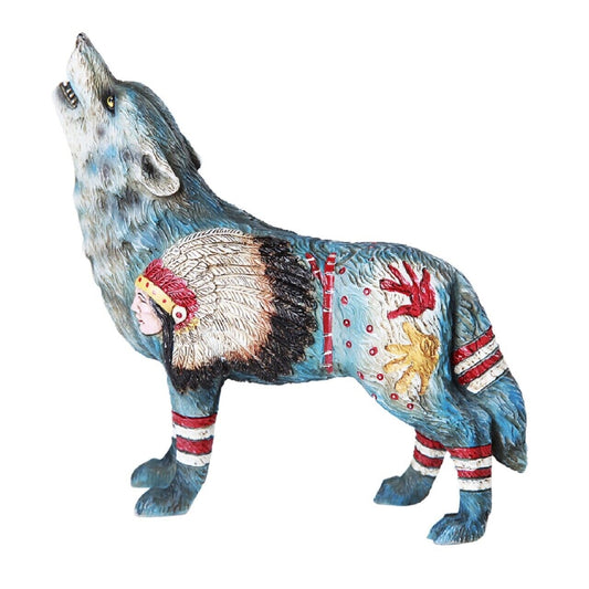 The Wolf Spirit Collection Homage to The Chief Wolf Spirit Collectible Figurine