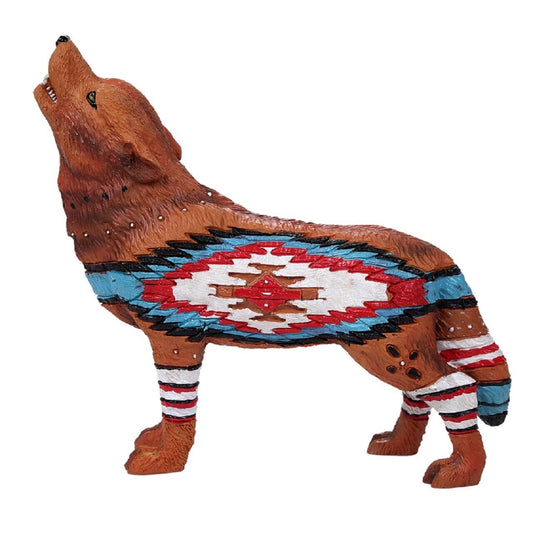 The Wolf Spirit Collection Totem Figurine Howling Wolf 6.25 inch