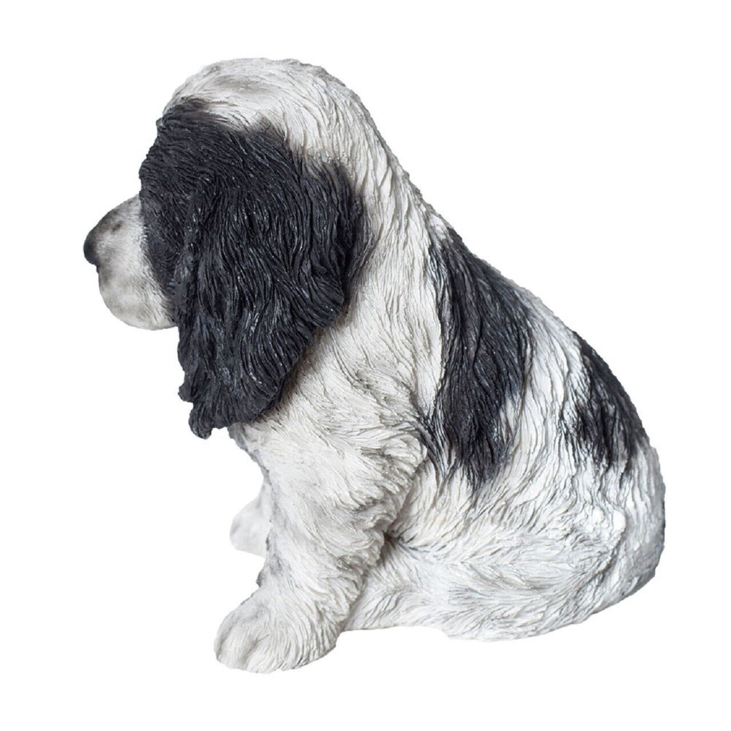 Realistic Animal Sitting Cocker Spaniel Puppy Collectible Home Decor Figurine