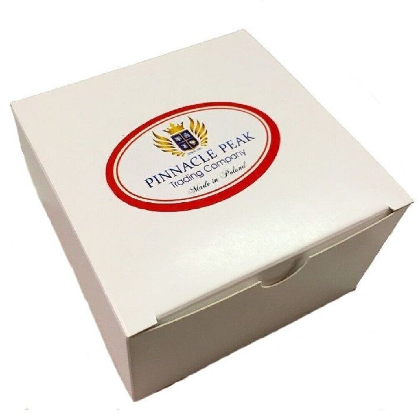 Pinnacle Peak Trading Chinese Take Out Box Polish Glass Christmas Ornament Fast Food Decoration