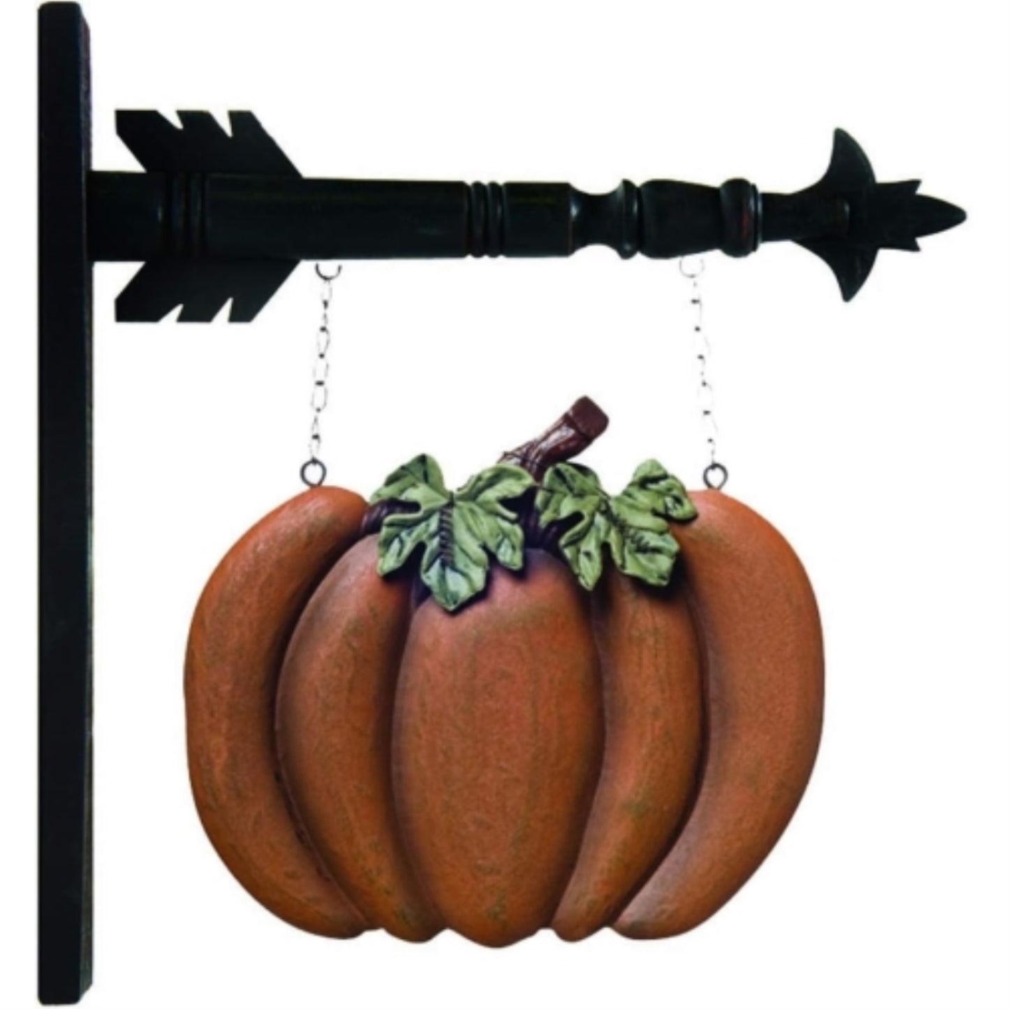 K&K Interiors Orange Pumpkin Autumn Arrow Replacement Sign 14 inch - Arrow Sold Separately