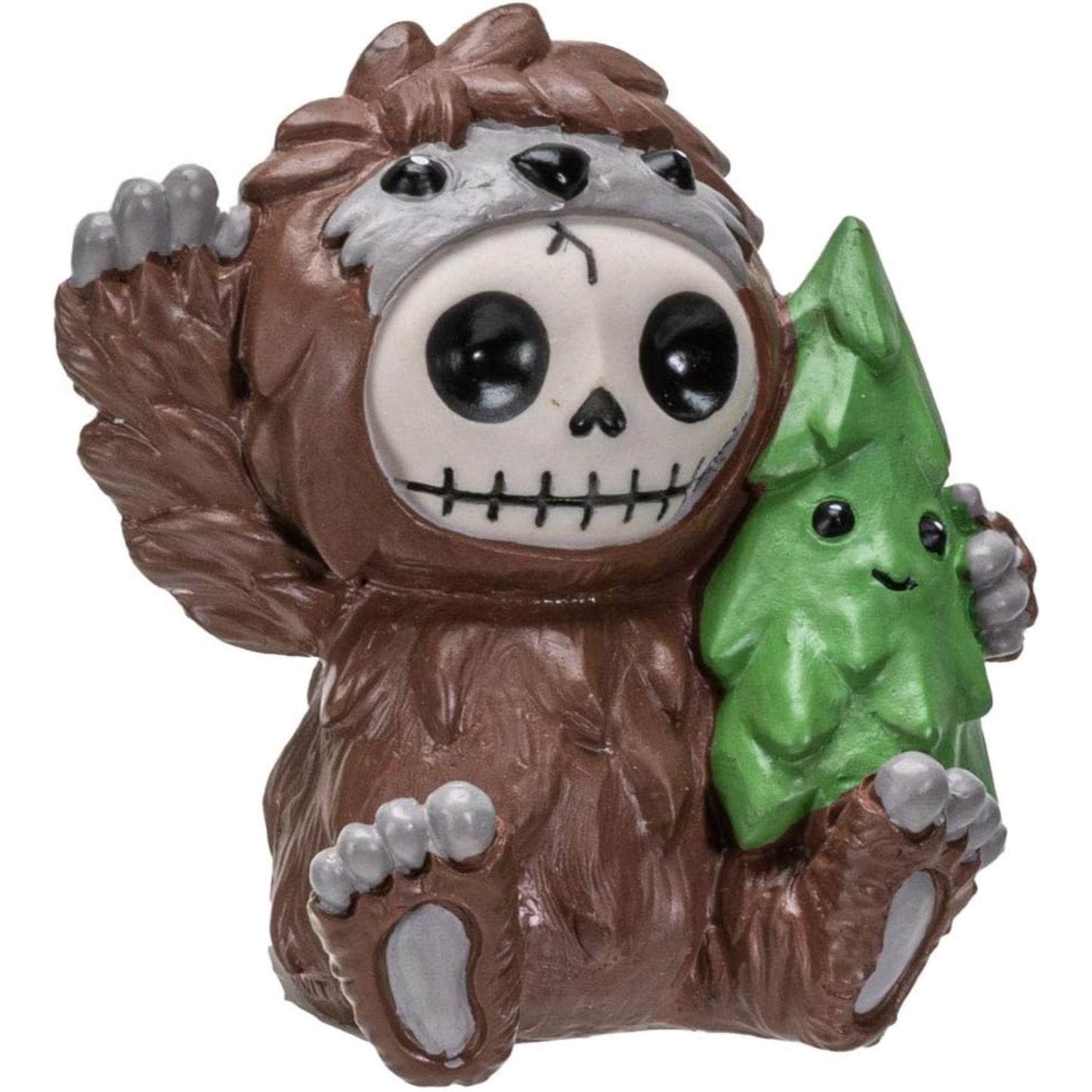 Furrybones Bigfoot Skeleton in Sasquatch Costume Figurine 3 inch