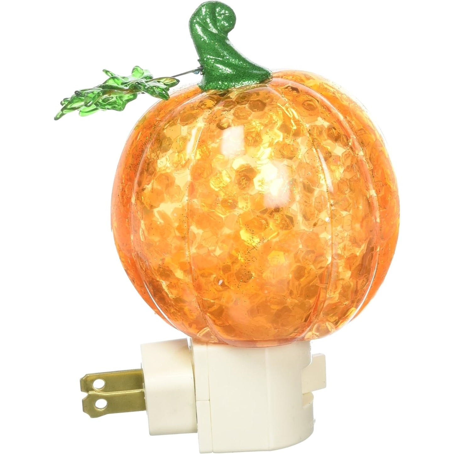 Roman Pumpkin Halloween Plug in Night Light 7 inch