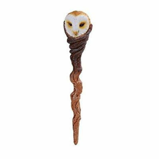 Wise Owl of Artemis Cosplay Wand 9.5 Tall Accessory Fantasy Decor