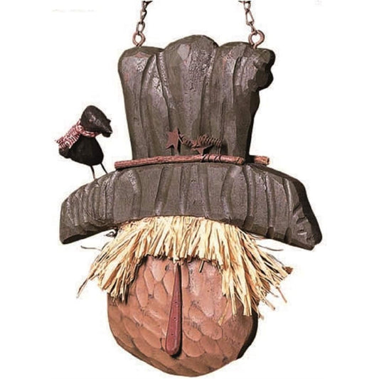 K&K Interiors Resin Orange Scarecrow Fall Arrow Replacement Sign 16 inch - Arrow Sold Separately