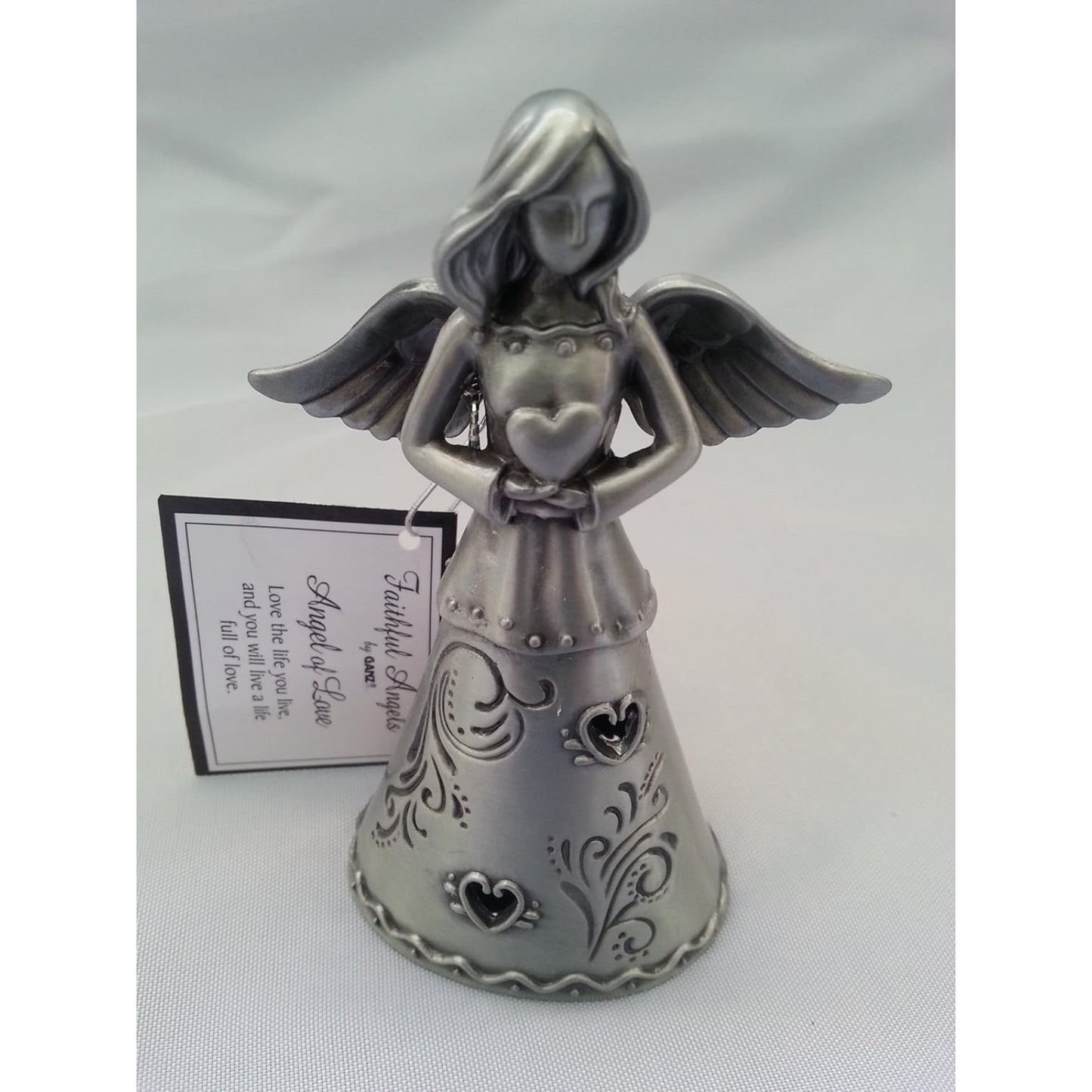 Angel of Love Faithful Angels Metal Figurine 4.75 inch