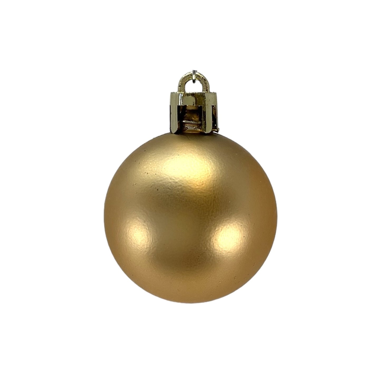 1.5 Inch Shiny Matte and Glitter Pink and Gold Ball Christmas Ornaments 20 Piece Set