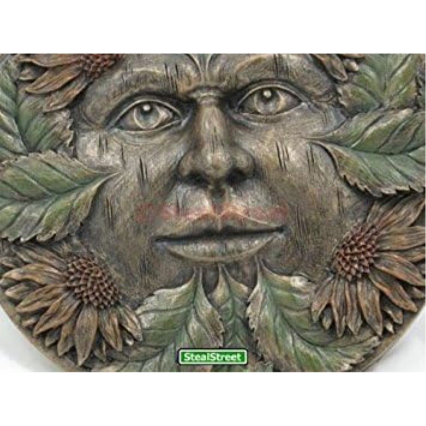 Greenman Wall Plaque Summer Collectible Figurine 5.5 inch